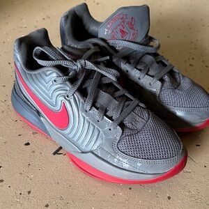 Nike Charcoal and Crimson Athletic Shoes